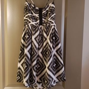 Billabong Black/White Sleeveless dress SzM